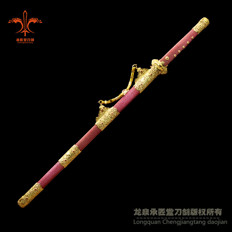 豪華麒麟唐刀│精煉鋼扭轉紋【CJT-1586】