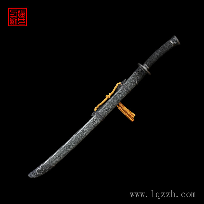極品鐵裝嵌銀絲清刀│張氏精煉地肌鋼【ZZH-1268】